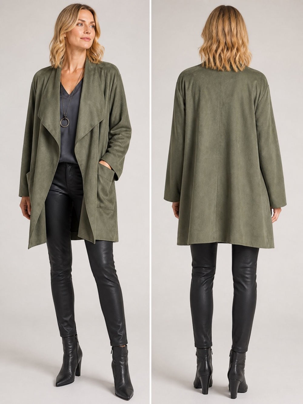 C est 1946 Monaco Olive Green Jacket NWOT